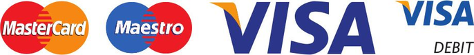 Mastercard, Maestro, Visa and Visa Debit